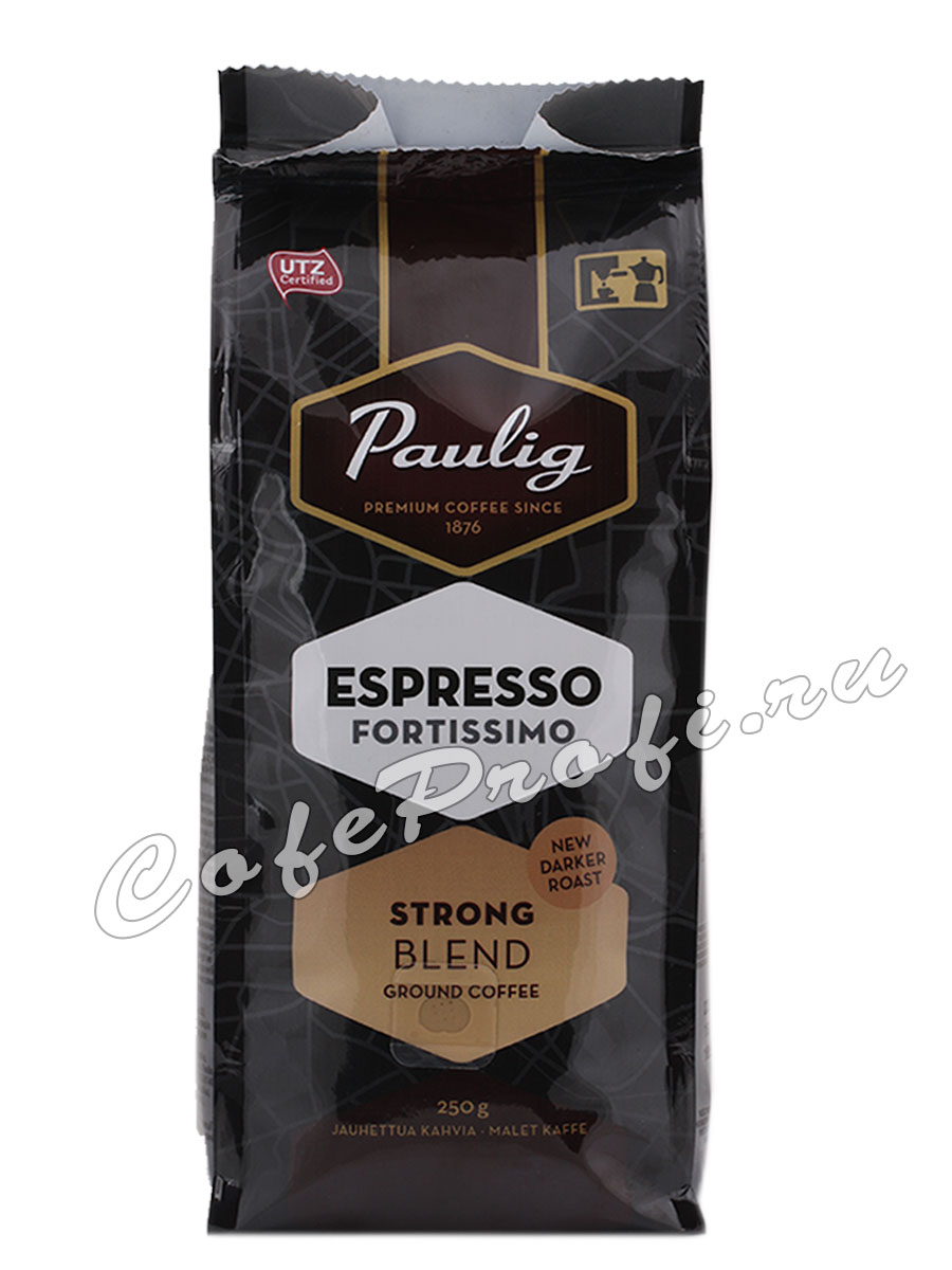 Кофе Paulig (Паулиг) Espresso Fortissimo молотый 250 г