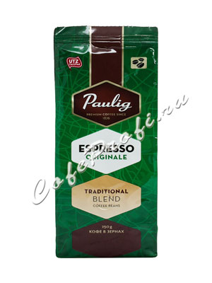 Кофе Paulig Espresso Originale в зёрнах 250 г